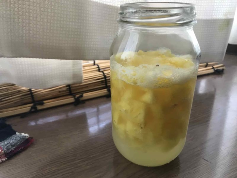 発酵が始まった様子