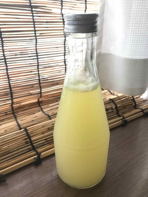 パイナップル発酵ジュースの完成