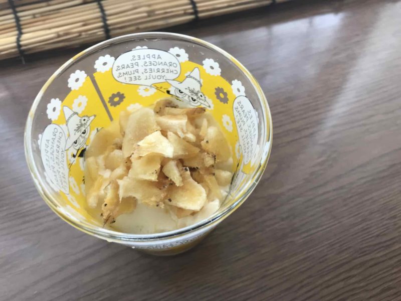 フルーツと一緒に