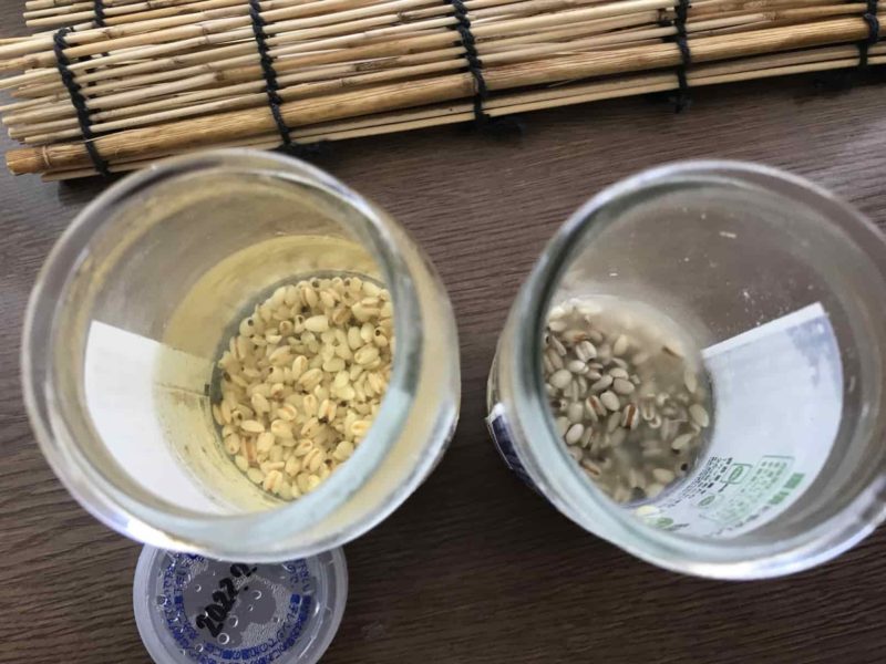 ハトムギエキスの比較