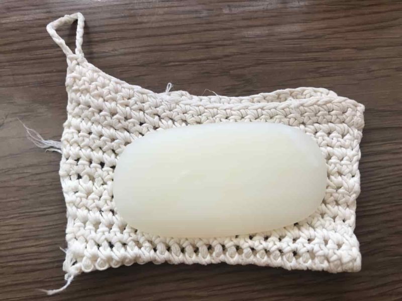 コットンのソープホルダー