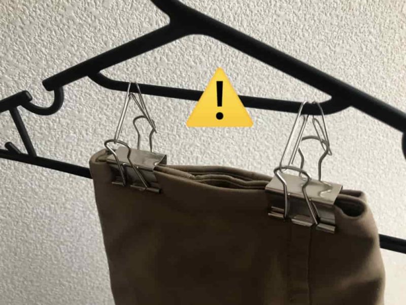 ゼムクリップはおすすめしない