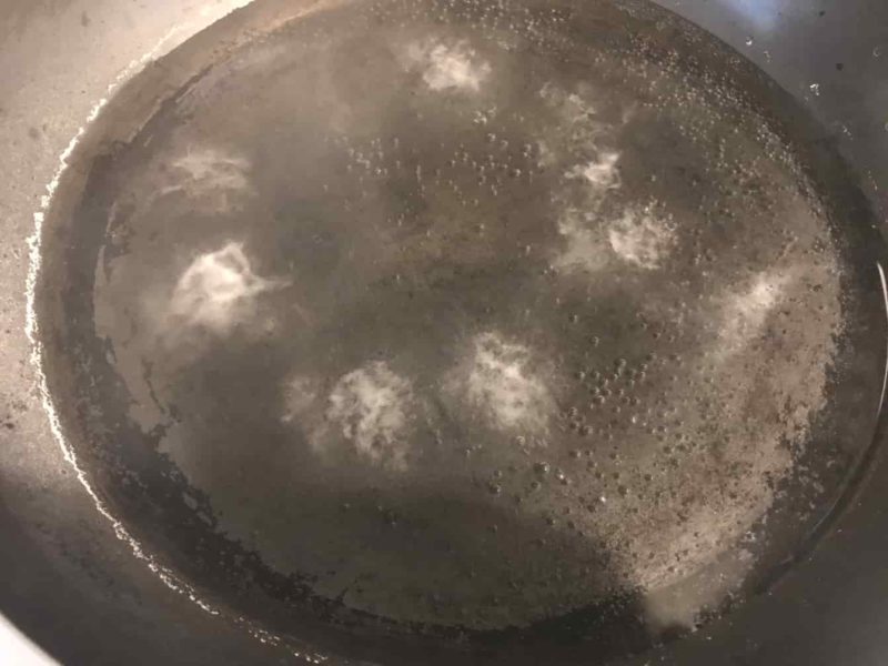 重曹を入れたところ