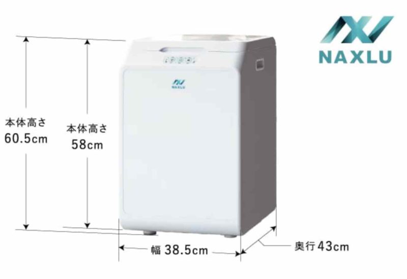 ナクスルのサイズ