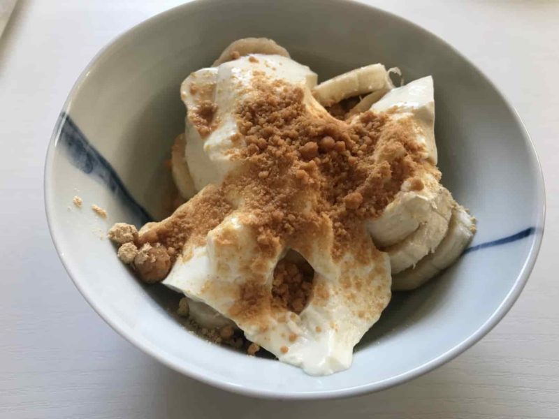 きなことバナナとヨーグルト