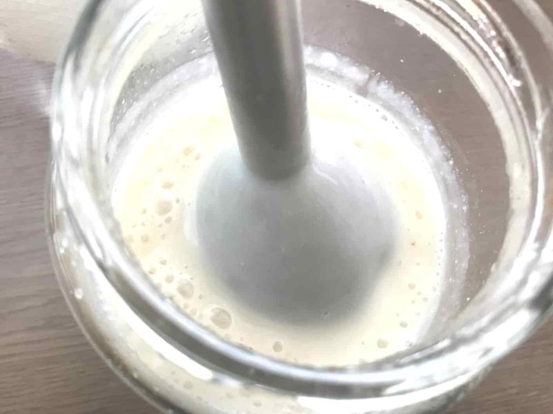 ブレンダー中の甘酒